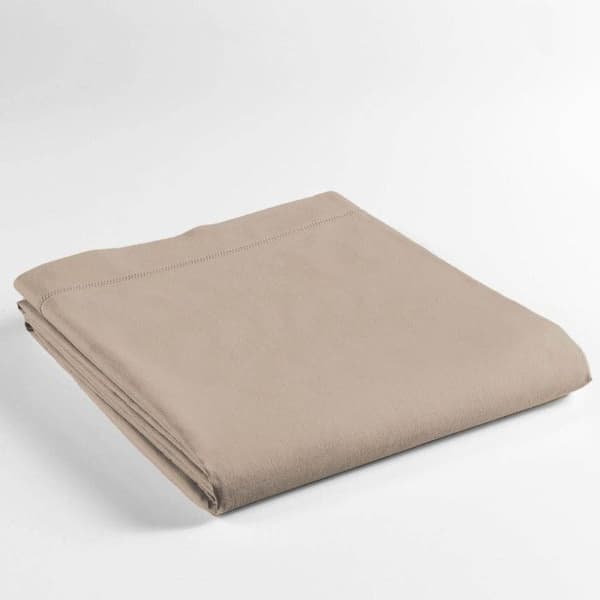 Drap Plat - Lina - 240x300cm - Sand - 100% Bomull - Oeko-Tex Standard 100