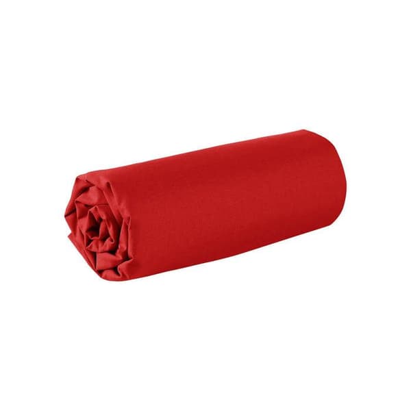 Lakan - Made In France - 200 x 200 cm - 100% bomull - 57 trådantal - Bordeaux
