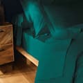 Miniatyrbild 3 av 6: Draps hus 180x200 cm - Huv 30 cm - 100% bomull - Smaragd