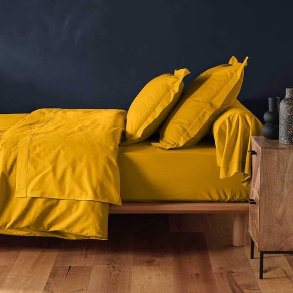 Alloceringsark 160x200 cm - Huvud 30 cm - 100% bomull - Gul