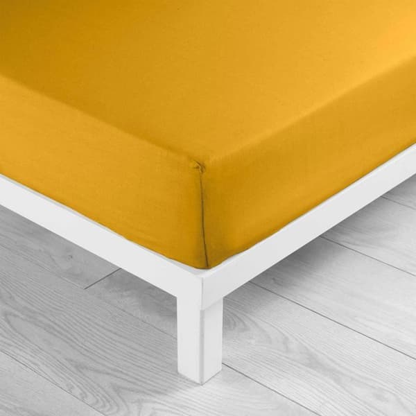 Alloceringsark 160x200 cm - Huvud 30 cm - 100% bomull - Gul