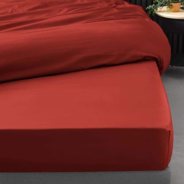 Drap hus 90x190 cm - Percale 100% bomull - Kappa 30 cm - Tomette