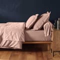 Miniatyrbild 3 av 6: Drap housse 140x190 cm - Bonnet 30 cm - 100% bomull - Rosa