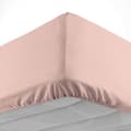 Miniatyrbild 1 av 6: Drap housse 140x190 cm - Bonnet 30 cm - 100% bomull - Rosa