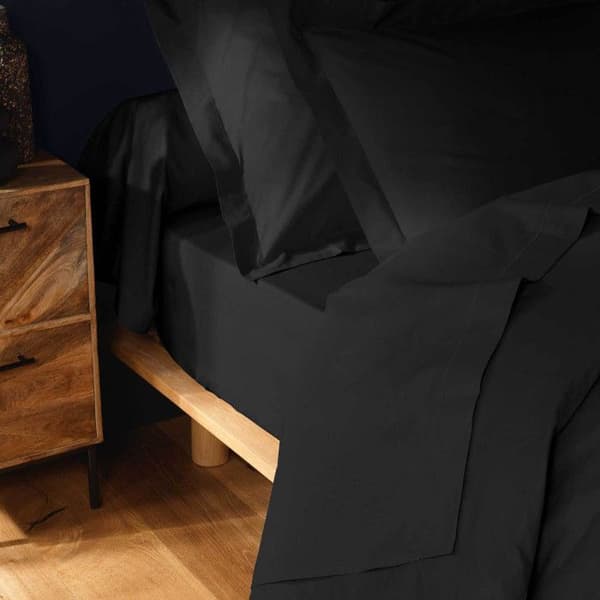 Drap Plat "Lina" 180x290cm Svart