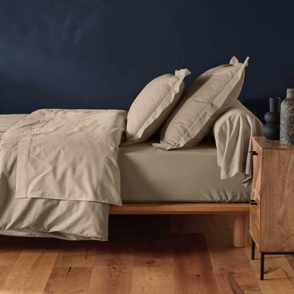 Kuddfodral 140x190 cm - Huvud 30 cm - 100% bomull - Sand