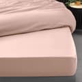 Miniatyrbild 2 av 6: Drap housse 160x200 cm - Percale 100% bomull - Bonnet 30 cm - Nude - DOUCEUR D'INTERIEUR