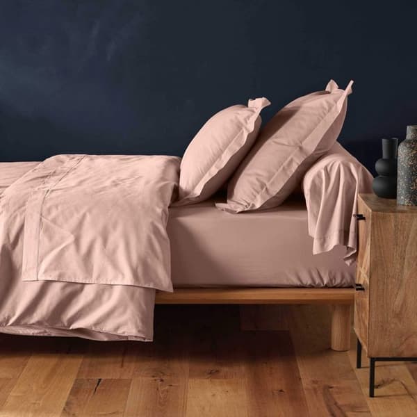 Draps hus 160x200 cm - Huvud 30 cm - 100% bomull - Rosa