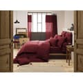 Miniatyrbild 4 av 4: Drap housse Gaze de Coton 180 x 200 cm GAIA färg Lie de vin