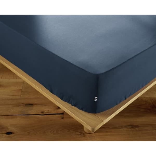 Drap housse 100% bomull 57 trådar 200 x 200 cm kant 30 cm AMBRE färg Mörk bär