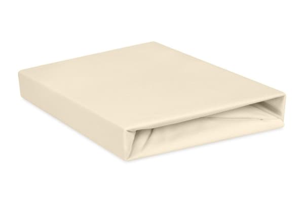 Jerseylagen PREMIUM med elastik 180x190, 180x200x30, ecru_02, MATEX