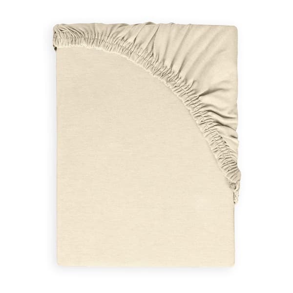 Jerseylagen PREMIUM med elastik 180x190, 180x200x30, ecru_02, MATEX