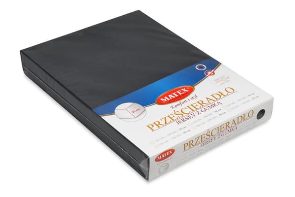 PREMIUM jerseyarkki elastisella 180x190, 180x200x30, grafiitti_45, MATEX