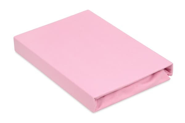 Jerseylagen PREMIUM med elastik 190x210, 200x220x30, pink_10, MATEX
