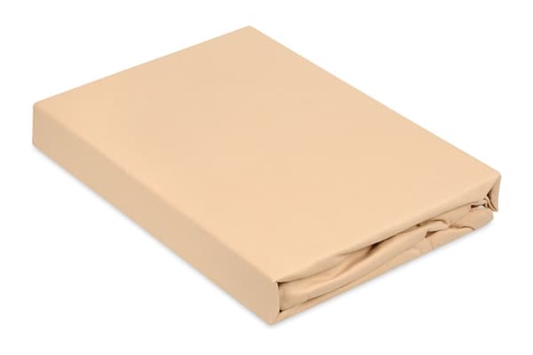 Jersey lakana PREMIUM kuminauhalla 190x210, 200x220x30 tumma beige_16 MATEX