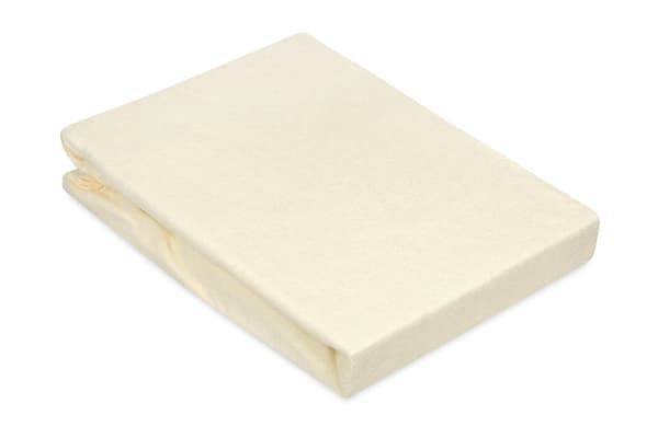 FROTTE PREMIUM lakan 130x190, 140x200x20, ecru_02, MATEX