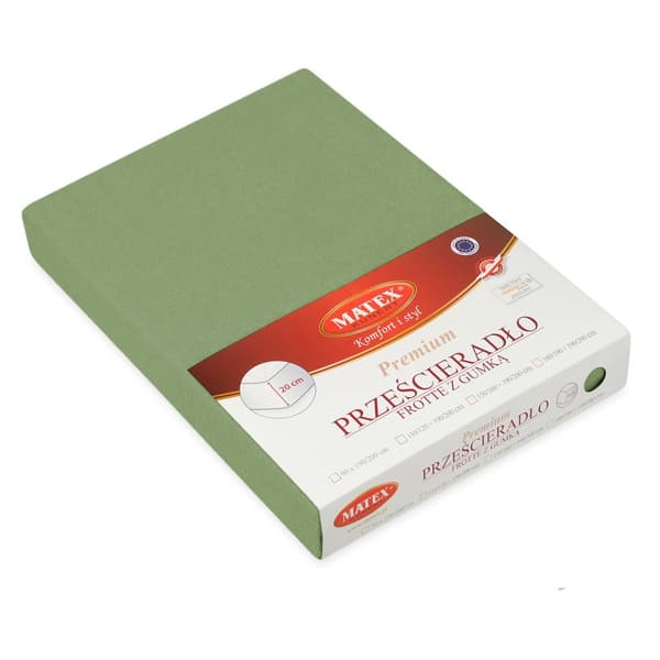 FROTTE PREMIUM dæklag 130x190, 140x200x20, grøn_35, MATEX