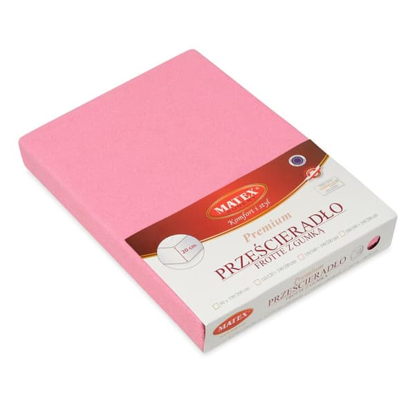 FROTTE PREMIUM dæklag 150x190, 160x200x20, pink_10, MATEX