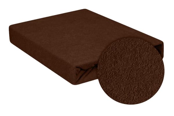 FROTTE PREMIUM lakan 150x190, 160x200x20, brown_18, MATEX