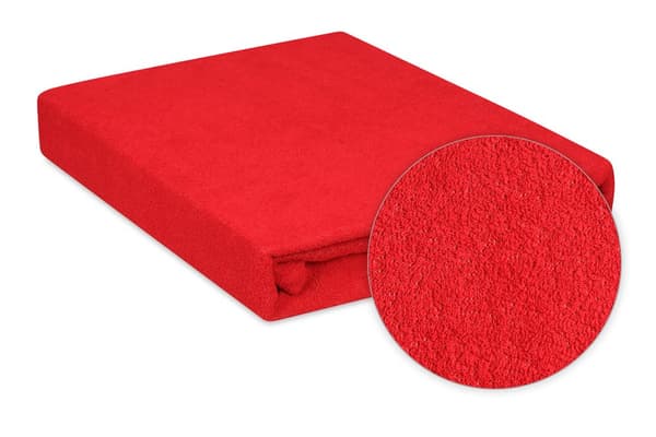 FROTTE PREMIUM istuva lakana 180x190, 180x200x20, punainen_14, MATEX