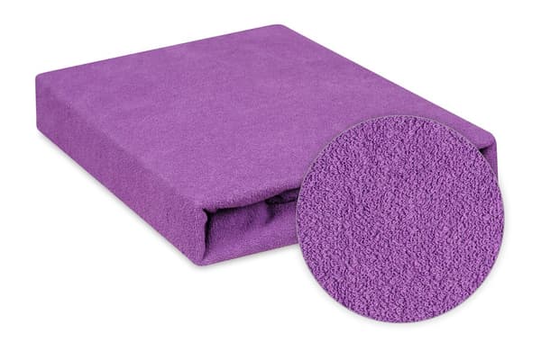 FROTTE PREMIUM dæklag 180x190, 180x200x20, mørk lilla_22, MATEX