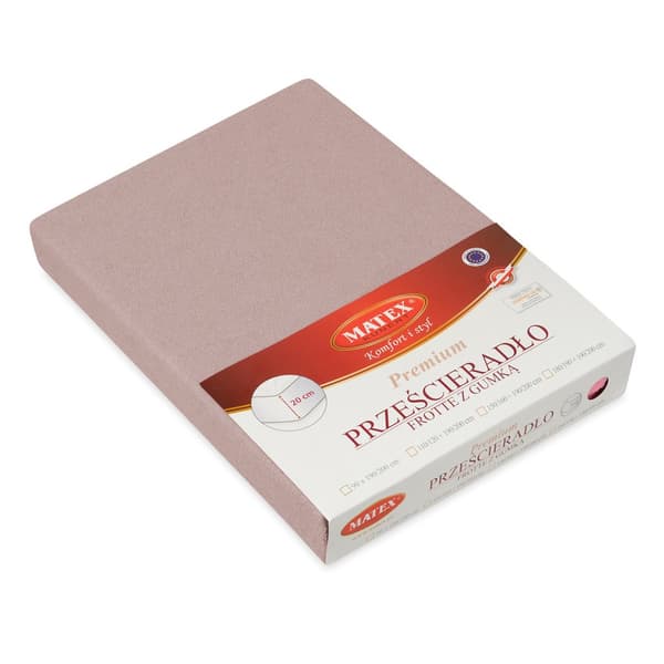 FROTTE PREMIUM påslakan 190x210, 200x220x20 dirty pink_12 MATEX