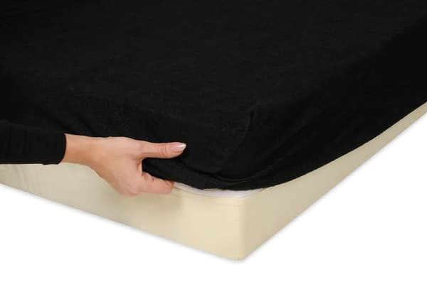 FROTTE PREMIUM dæklag 190x210, 200x220x20, sort_48, MATEX
