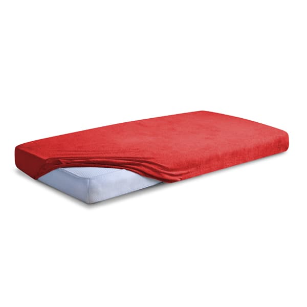 TERRY PREMIUM -arkki joustavalla 90x200, 100x200x20, punainen_14, MATEX