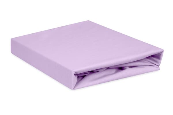 PREMIUM jerseylakana kuminauhalla 110x190, 120x200x20, violetti_19, MATEX