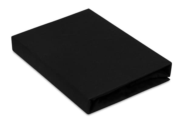 Jerseylakan PREMIUM med resår 110x190, 120x200x20, black_48, MATEX