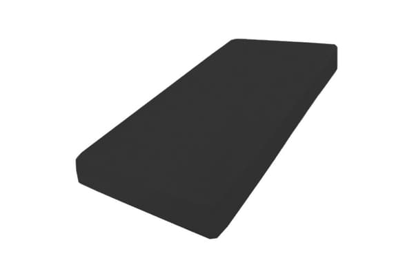 Jerseylakan PREMIUM med resår 110x190, 120x200x20, black_48, MATEX