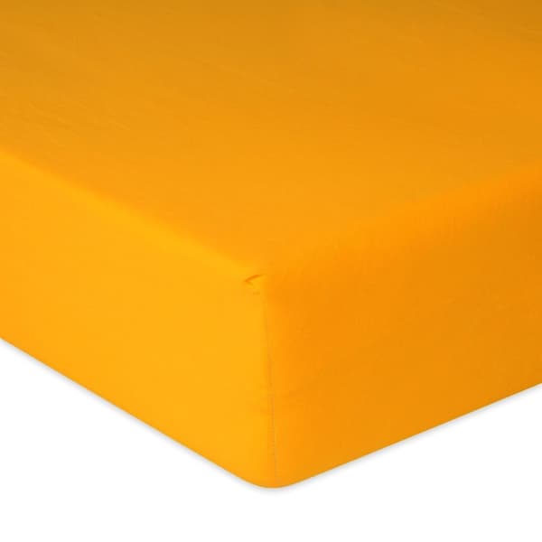 Jerseylakan PREMIUM med resår 130x190, 140x200x20, yellow_05, MATEX