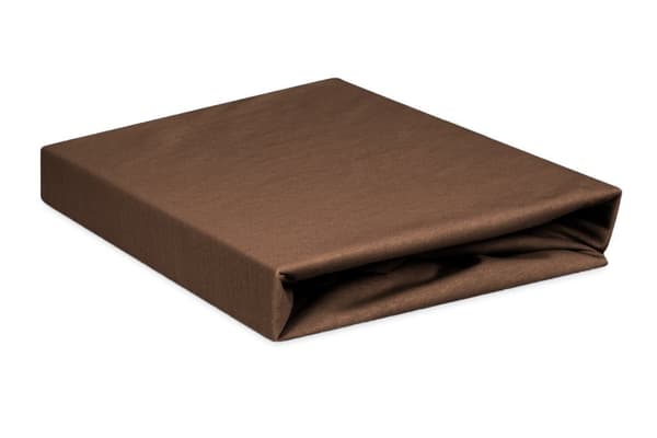 PREMIUM jerseylakana kuminauhalla 130x190, 140x200x20, ruskea_18, MATEX