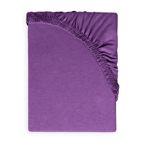 Jerseylakan PREMIUM med resår 130x190, 140x200x20, lila_23, MATEX