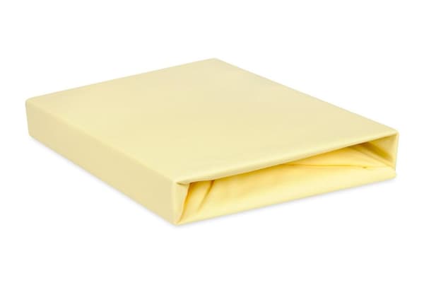 Jerseylagen PREMIUM med elastik 150x190, 160x200x20, gul_04, MATEX