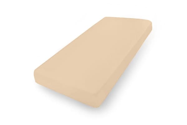 Jersey lakana PREMIUM kuminauhalla 150x190, 160x200x20 tumma beige_16 MATEX