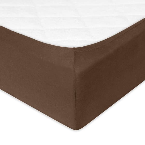Jerseylagen PREMIUM med elastik 150x190, 160x200x20, brown_18, MATEX