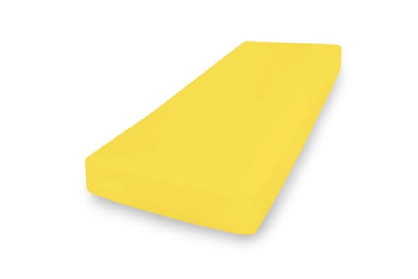 Jerseylakan PREMIUM med resår 150x190, 160x200x20, ljusgul, MATEX