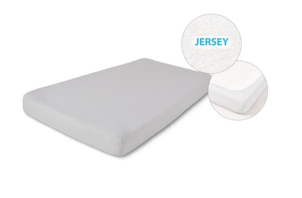 Jerseylagen PREMIUM med elastik 180x190, 180x200x20, grey_42, MATEX