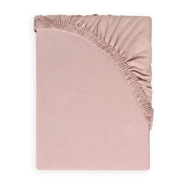 Jerseylakan PREMIUM med resår 190x210, 200x220x20 dirty pink_12 MATEX