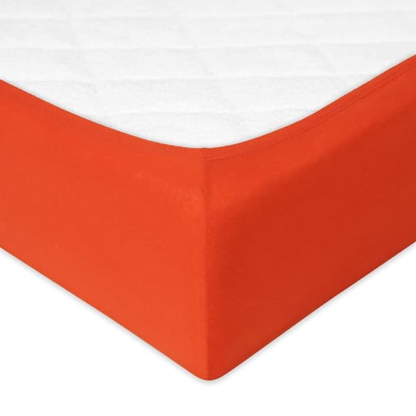 Jerseylakan PREMIUM med resår 190x210, 200x220x20, red_14, MATEX