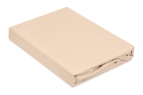 Jerseylakan PREMIUM med resår 190x210, 200x220x20, beige_15, MATEX