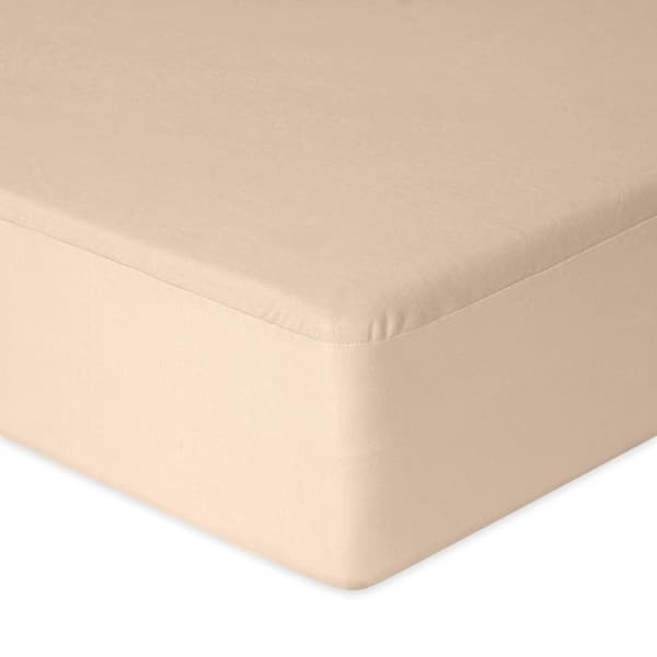 Jerseylakan PREMIUM med resår 190x210, 200x220x20, beige_15, MATEX