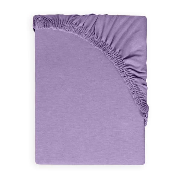 Jerseylagen PREMIUM med elastik 190x210, 200x220x20, lilla_19, MATEX