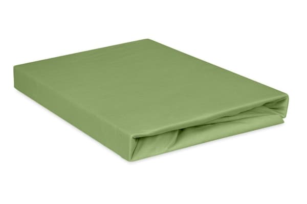 PREMIUM jerseylakana kuminauhalla 190x210, 200x220x20, green_35, MATEX