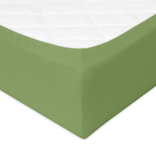 PREMIUM jerseylakana kuminauhalla 190x210, 200x220x20, green_35, MATEX