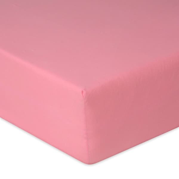 PREMIUM jerseylakana kuminauhalla 90x200, 100x200x20, pink_10, MATEX