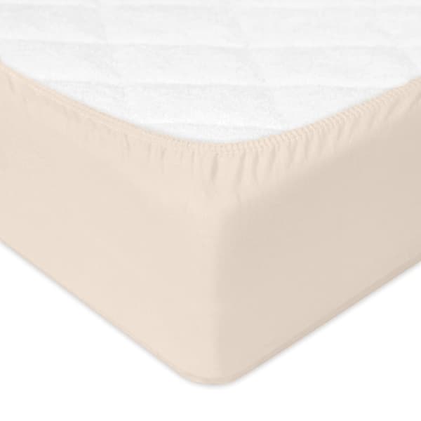 Jerseylagen PREMIUM med elastik 90x190, 90x200, 100x200x20 beige_15 MATEX