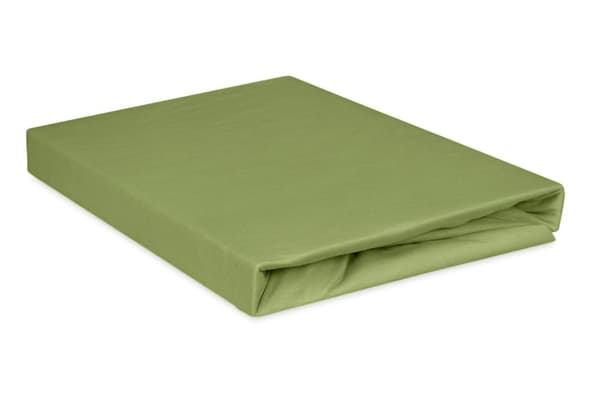 PREMIUM jerseylakana kuminauhalla 90x200, 100x200x20, green_35, MATEX
