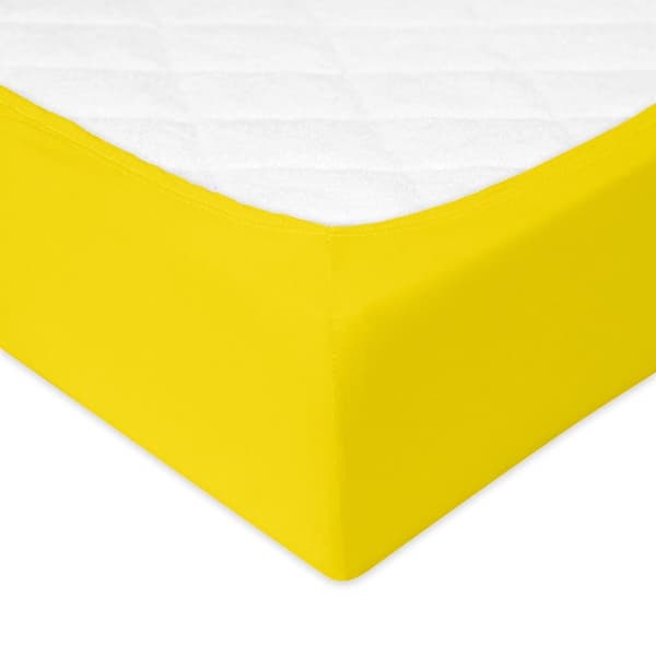 PREMIUM-paita, jossa joustava 90x200, 100x200x20, vaaleankeltainen, MATEX